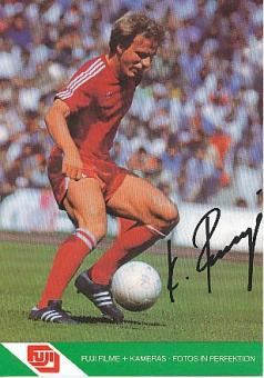 Karl Heinz Rummenigge  1982/83   FC Bayern München Fußball  Autogrammkarte  original signiert 