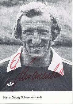 Georg Schwarzenbeck  1979/80   FC Bayern München Fußball  Autogrammkarte  original signiert 