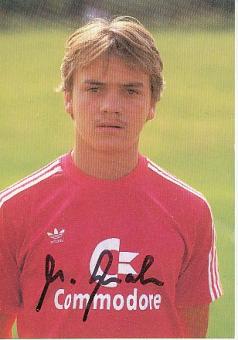 Manfred Schwabl   1985/86  FC Bayern München Fußball  Autogrammkarte  original signiert 