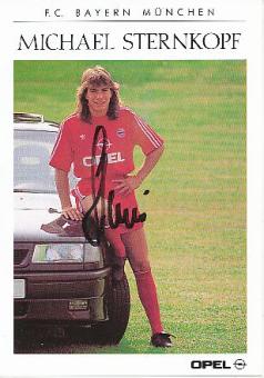 Michael Sternkopf   1990/91  FC Bayern München Fußball  Autogrammkarte  original signiert 