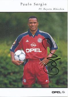 Paulo Sergio  1999/2000  FC Bayern München Fußball  Autogrammkarte  original signiert 