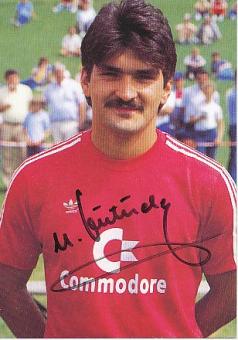 Ugur Tüteneker  1984/85  FC Bayern München Fußball  Autogrammkarte  original signiert 