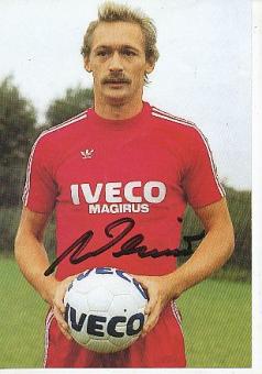 Hans Weiner  1981/82  FC Bayern München Fußball  Autogrammkarte  original signiert 