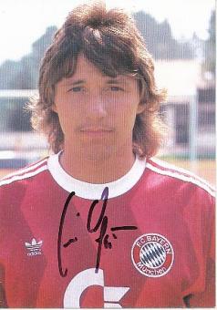 Jürgen Wegmann  1987/88  FC Bayern München Fußball  Autogrammkarte  original signiert 