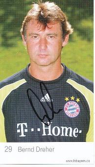 Bernd Dreher   2007/2008  FC Bayern München Fußball  Autogrammkarte  original signiert 
