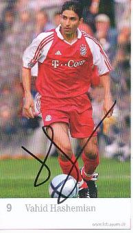 Vahid Hashemian   2004/2005  FC Bayern München Fußball  Autogrammkarte  original signiert 