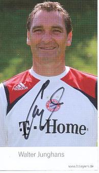Walter Junghans   2007/2008  FC Bayern München Fußball  Autogrammkarte  original signiert 