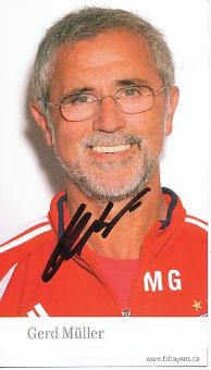 Gerd Müller † 2021    2006/2007  FC Bayern München Fußball  Autogrammkarte  original signiert 