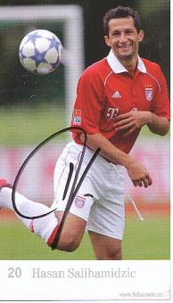 Hasan Salihamidzic   2005/2006   FC Bayern München Fußball  Autogrammkarte  original signiert 