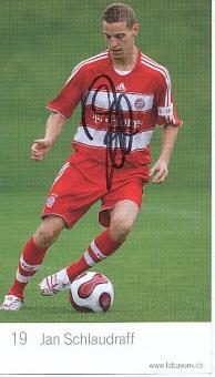 Jan Schlaudraff   2007/2008   FC Bayern München Fußball  Autogrammkarte  original signiert 