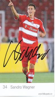 Sandro Wagner     2007/2008   FC Bayern München Fußball  Autogrammkarte  original signiert 