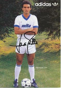 Hansi Müller   Inter Mailand  Fußball Autogrammkarte original signiert 