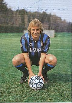 Jürgen Klinsmann   Inter Mailand  Fußball Autogrammkarte original signiert 