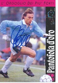 Thomas Doll   Lazio Rom  Fußball Autogrammkarte original signiert 