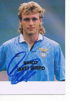 Thomas Doll   Lazio Rom  Fußball Autogrammkarte original signiert 