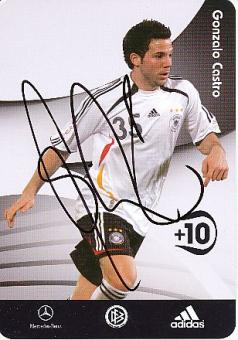 Gonzalo Castro   DFB  WM 2006   Fußball Autogrammkarte original signiert 