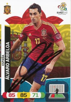 Alvaro Arbeloa   Spanien  EM 2012 Panini Adrenalyn Card - 10019 
