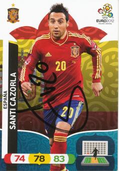 Santi Cazorla   Spanien  EM 2012 Panini Adrenalyn Card - 10020 