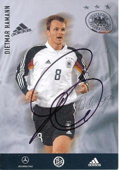 Dietmar Hamann   DFB  EM 2004   Fußball Autogrammkarte original signiert 
