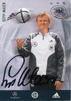 Sepp Maier   DFB  EM 2004   Fußball Autogrammkarte original signiert 