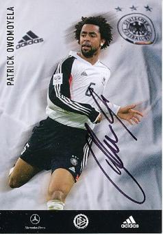 Patrick Owomoyela   DFB  EM 2004   Fußball Autogrammkarte original signiert 