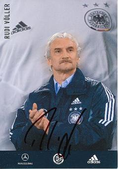 Rudi Völler   DFB  EM 2004   Fußball Autogrammkarte original signiert 