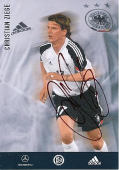Christian Ziege   DFB  EM 2004   Fußball Autogrammkarte original signiert 