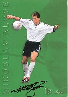 Miroslav Klose   DFB  WM 2002   Fußball Autogrammkarte original signiert 