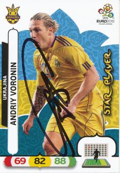 Andriy Voronin   Ukraine  EM 2012 Panini Adrenalyn Card - 10080 