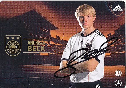 Andreas Beck  DFB  WM 2010   Fußball Autogrammkarte original signiert 
