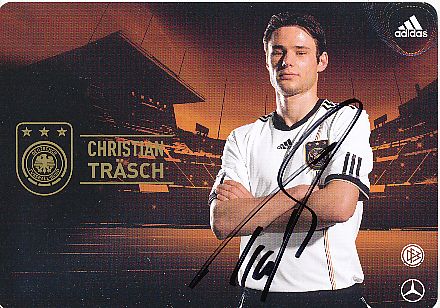 Christian Träsch  DFB  WM 2010   Fußball Autogrammkarte original signiert 