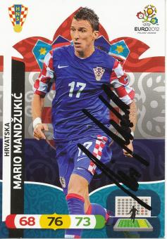 Mario Mandzukic  Kroatien  EM 2012 Panini Adrenalyn Card - 10118 
