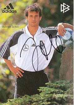 Mehmet Scholl    DFB   EM 2000  Fußball Autogrammkarte original signiert 