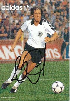 Bernd Schuster    DFB   WM 1982  Fußball Autogrammkarte original signiert 