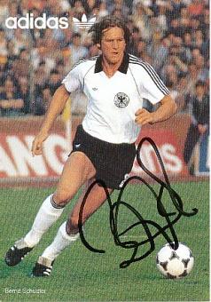 Bernd Schuster    DFB   WM 1982  Fußball Autogrammkarte original signiert 