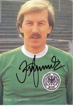 Jürgen Grabowski † 2022 DFB Weltmeister WM 1974   Fußball Autogrammkarte original signiert 