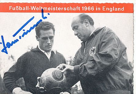 Hans Tilkowski † 2012   DFB  WM 1966 Fußball Autogrammkarte original signiert 