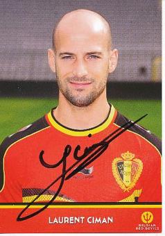 Laurent Ciman  Belgien   Fußball Autogrammkarte original signiert 