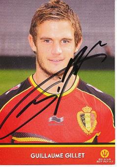 Guillaume Gillet  Belgien   Fußball Autogrammkarte original signiert 