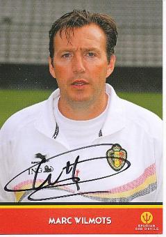 Marc Wilmots  Belgien   Fußball Autogrammkarte original signiert 