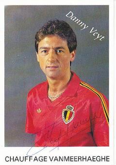Danny Veyt  Belgien   Fußball Autogrammkarte original signiert 