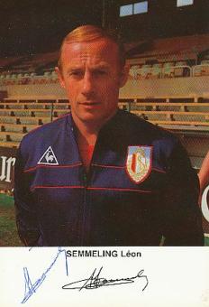 Leon Semmeling  Standard Lüttich  Fußball Autogrammkarte original signiert 