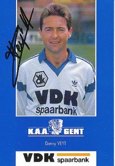 Danny Veyt  K.A.A. Gent  Fußball Autogrammkarte original signiert 