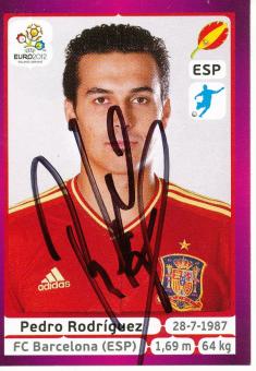 Pedro Rodriguez   Spanien  EM 2012  Panini Sticker - 10273 