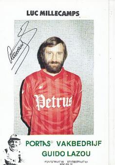Luc Millecamps  Belgien   Fußball Autogrammkarte original signiert 