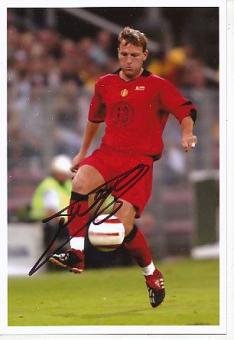 Gregory Dufer  Belgien  Fußball Autogramm Foto  original signiert 