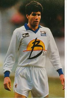 Vincenzo „Enzo“ Scifo   AJ Auxerre  & Belgien  Fußball Autogramm Foto  original signiert 