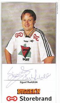 Sigurd Rushfeldt Trondheim  Fußball Autogrammkarte original signiert 