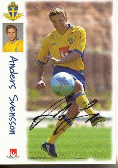 Anders Svensson   Schweden  Fußball Autogrammkarte original signiert 