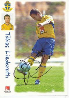 Tobias Linderoth   Schweden  Fußball Autogrammkarte original signiert 